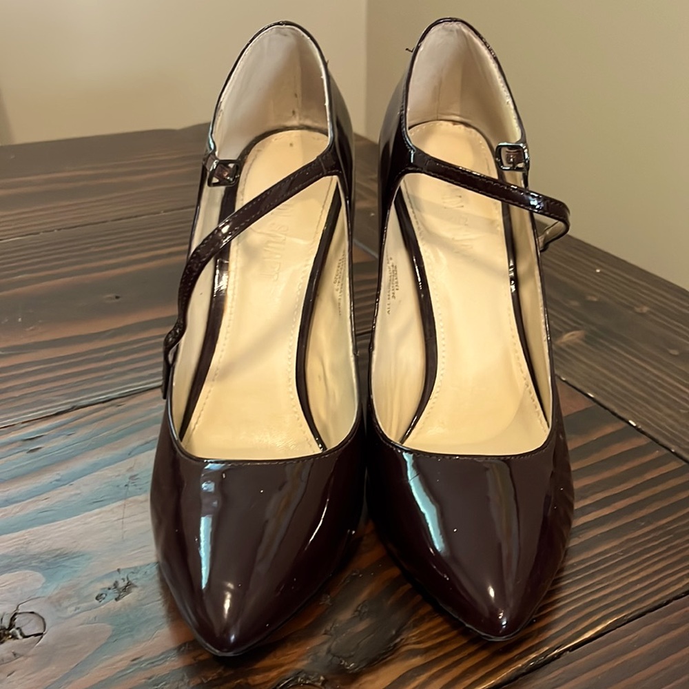 Colin Stuart burgundy high heel